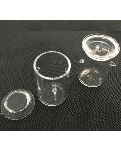 Chén thạch anh 10g có nắp (25x38mm) Chén thạch anh 10g có nắp (25x38mm)